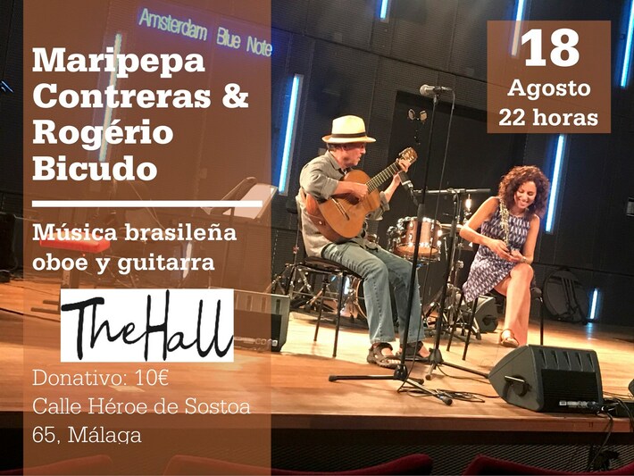 El do musical formado por Maripepa Contreras  (oboe)  y el brasileo Rogrico Bicudo (guitarra) ofrecer un concierto el viernes en Jardn Museo del Bonsai de Almucar